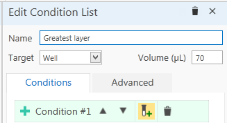 Edit Condition List